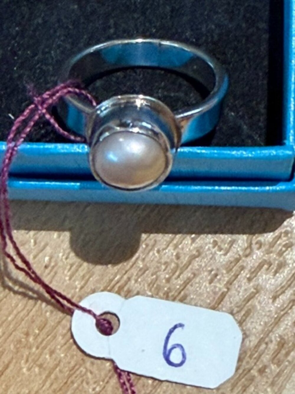 Sterling Silver White Pearl